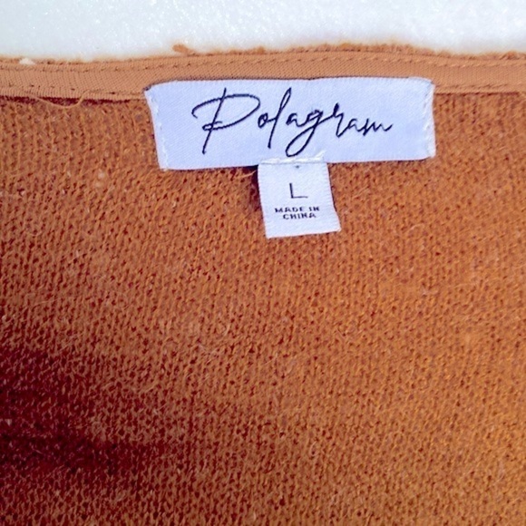 Polagram sweater knit Swiss dot midi dress - Picture 8 of 8